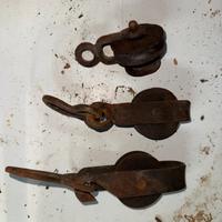 Carrucole per fune per trasporto legna