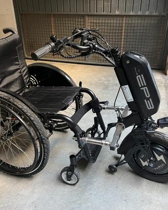 Propulsore elettrico Panhdora con carrozzina