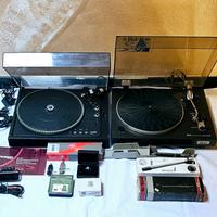 Giradischi Akai Ap100C e Thorens Td104