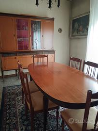 sala da pranzo anni '60