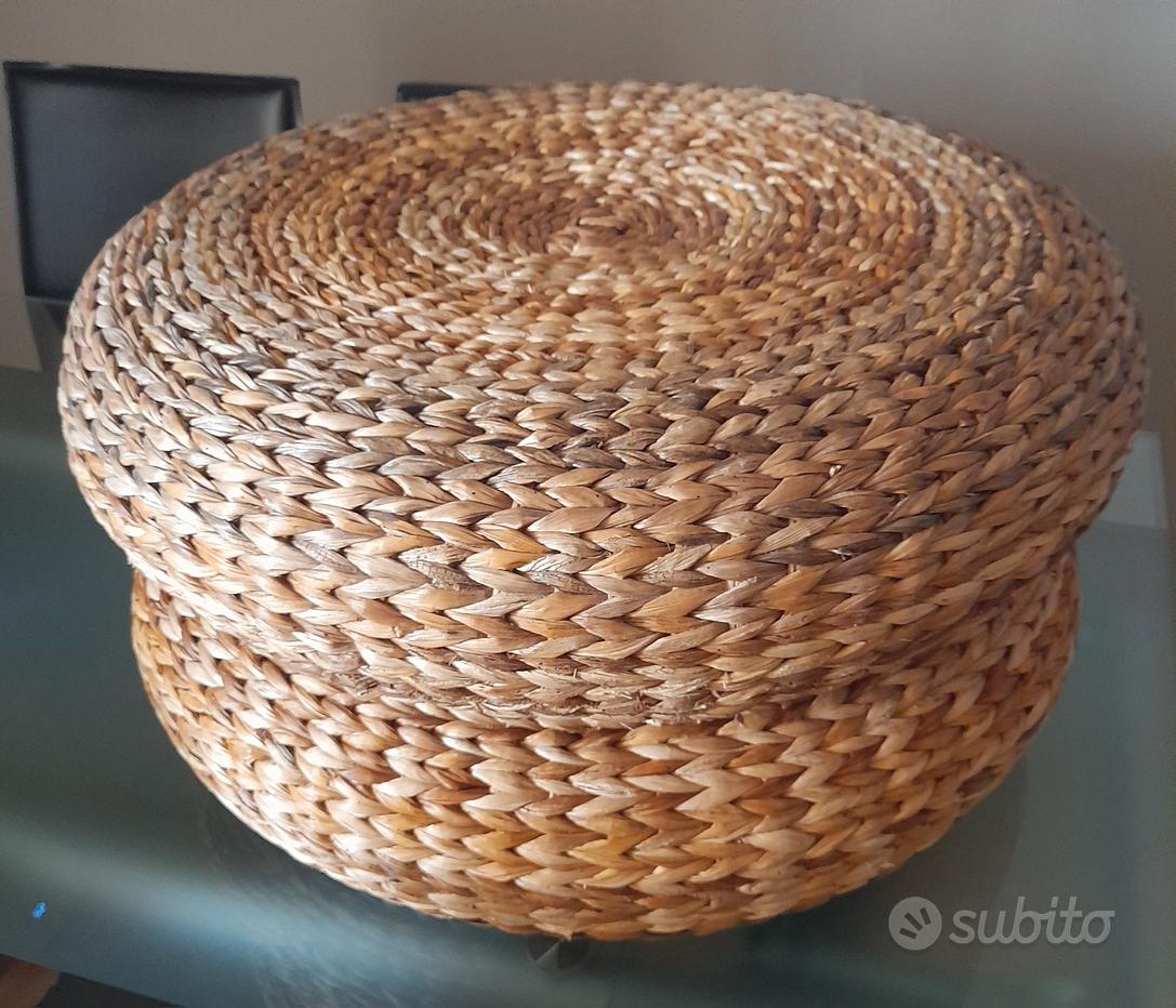 Ikea Poggiapiedi In Vimini Pouf Vimini Ikea Mobili Usati