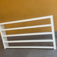 Finestra fissa zingatta e verniciata a fuoco