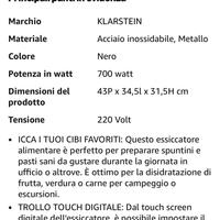 Essiccatore Alimentare Klarstein