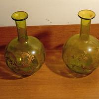 coppia ampolle decorate