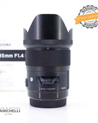 Sigma 35 F/1.4 DG HSM ART (Canon) Usato (G612)