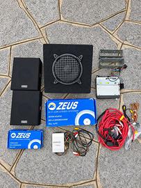 Impianto Car Audio Vintage JVC Kenwood Zeus Coral