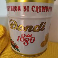 latta vuota Mostarda di Cremona 