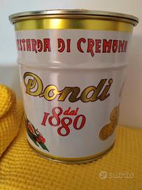 latta vuota Mostarda di Cremona 