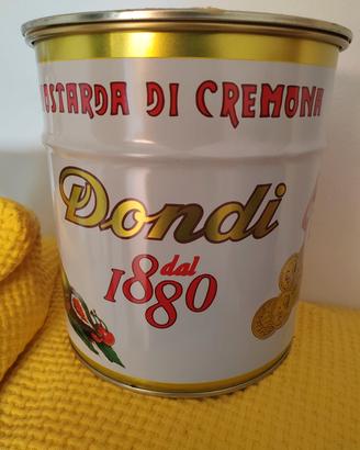 latta vuota Mostarda di Cremona 