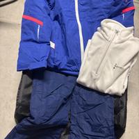 Completo sci AST 10/11 anni con maglia pile