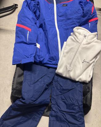 Completo sci AST 10/11 anni con maglia pile