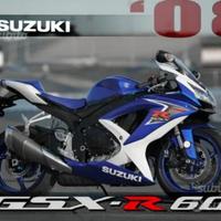 impianto scarico completo GSXR600 2008/09