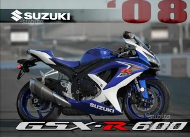 impianto scarico completo GSXR600 2008/09