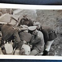 Fotografia epoca nazista con soldati del WEHRMACHT