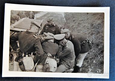 Fotografia epoca nazista con soldati del WEHRMACHT