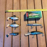 Lotto 6 artificiali da pesca