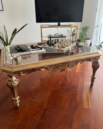 Tavolino da Soggiorno Stile Napoleonico Anticato