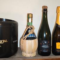 Lotto bottiglie vintage da esposizione bar arredo 