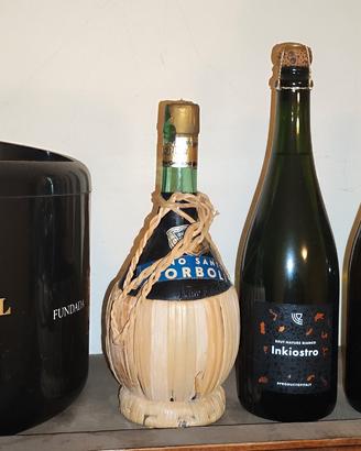 Lotto bottiglie vintage da esposizione bar arredo 