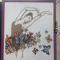 Quadro ricamato a punto croce