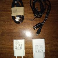 Set cavi USB + spinotti ricarica cellulare