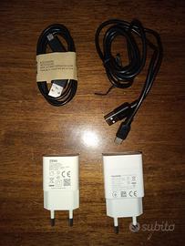 Set cavi USB + spinotti ricarica cellulare