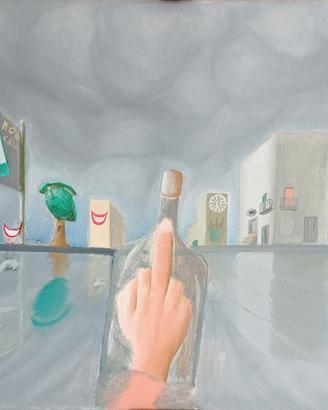 fraintendimenti -olio su tela -50x70cm 