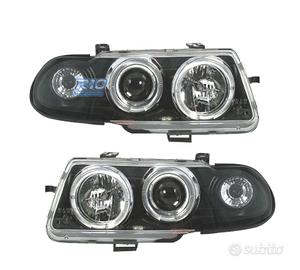 FARI OPEL ASTRA F 94-98 ANGEL EYES FONDO NERO H1-H