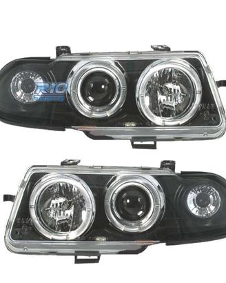 FARI OPEL ASTRA F 94-98 ANGEL EYES FONDO NERO H1-H