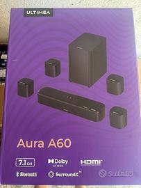 ultima 7.1 dolby atmos soundbar aura A60