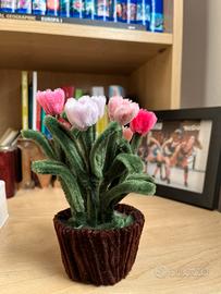 Piantina di tulipani fatti a mano 🌷