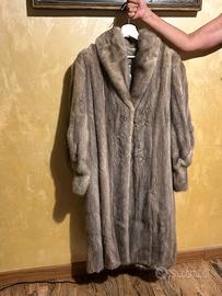 Pelliccia in Vero Visone Grigio - Vintage