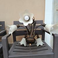 Lampadario ferro battuto 5 luci ottime condizion