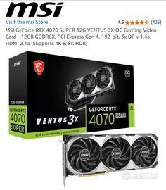 Scheda video RTX 4070 Super MSI Gaming  