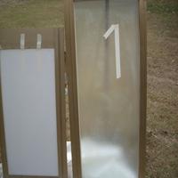 Telaio alluminio e pannelli alluminio