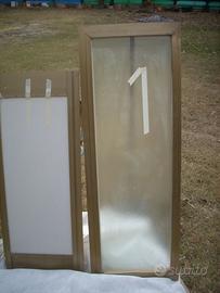 Telaio alluminio e pannelli alluminio