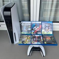 PlayStation 5 come nuova + 6 giochi originali
