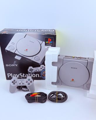 Console Sony PS1 SCPH-1002 +Scatola Serial Match