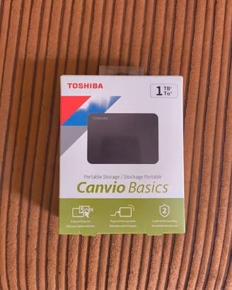 Hard Disk esterno Toshiba Canvio Basics 1TB NUOVO
