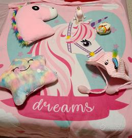 Set Unicorno 🦄🌈 per cameretta bimba 