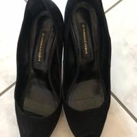 Décolleté con plateau nere