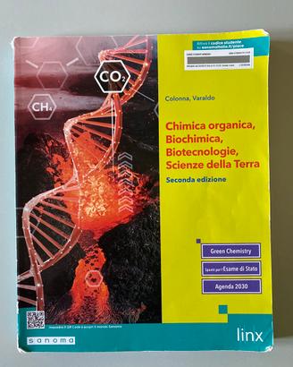 Chimica organica, biochimica, biotecnologie