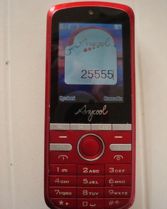 Cellulare Anycool Rosso USATO Da collezione