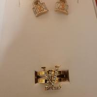 set orecchini e anello