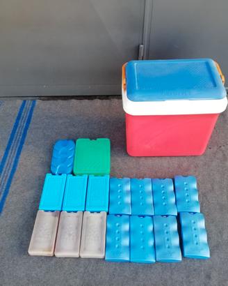 Frigo portatile 24 litri Giostile + 16 ghiaccini