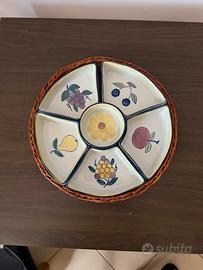 Set 6 Ciotole frutta vimini