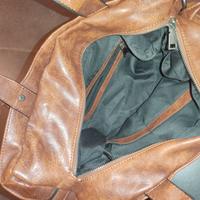 Borsa marrone similpelle