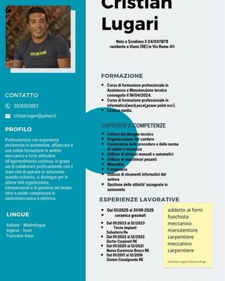 Operaio specializzato meccanico