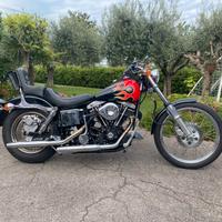 Harley Davidson FXWG Shovelhead Wide Glide Flame