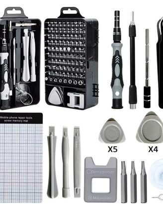 115 pezzi kit di strumenti di riparazione telefono